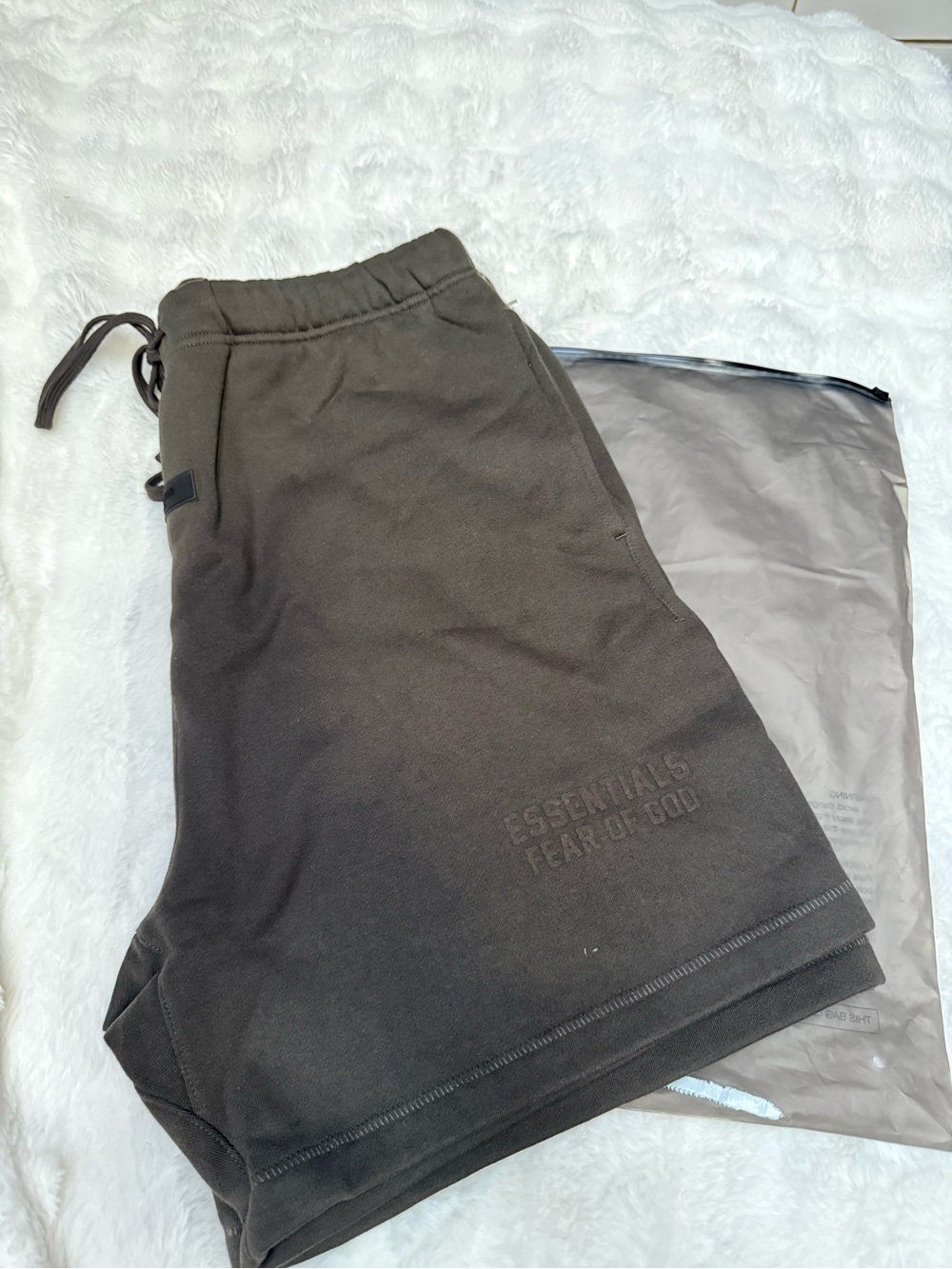 Fear of God Essentials Men's Black Logo Sweat Shorts